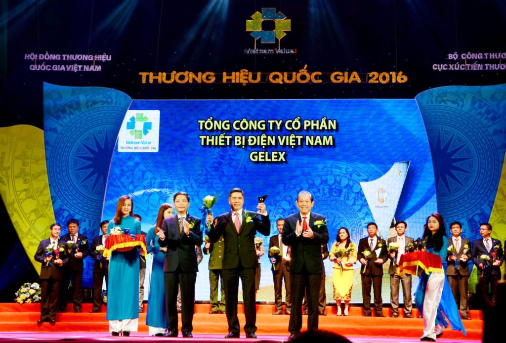 GELEX VINH DỰ TRỞ THÀNH THƯƠNG HIỆU QUỐC GIA NĂM 2016