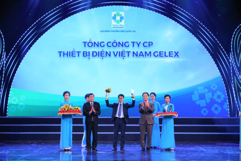 Thiết bị điện của GELEX tiếp tục được vinh danh Thương hiệu quốc gia 2020