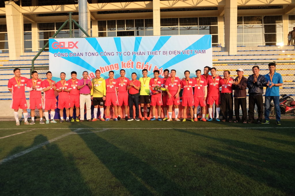 Jubilantly launching the internal football championship – Gelex Cup 2016