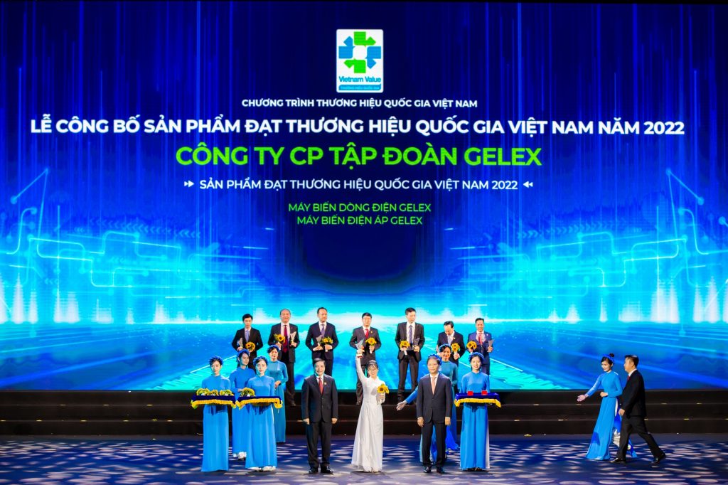 GELEX và các đơn vị thành viên đạt giải thưởng Thương hiệu quốc gia năm 2022