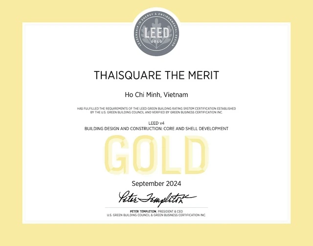 Chiến thắng của ThaiSquare The Merit tại Giải thưởng bất động sản danh giá