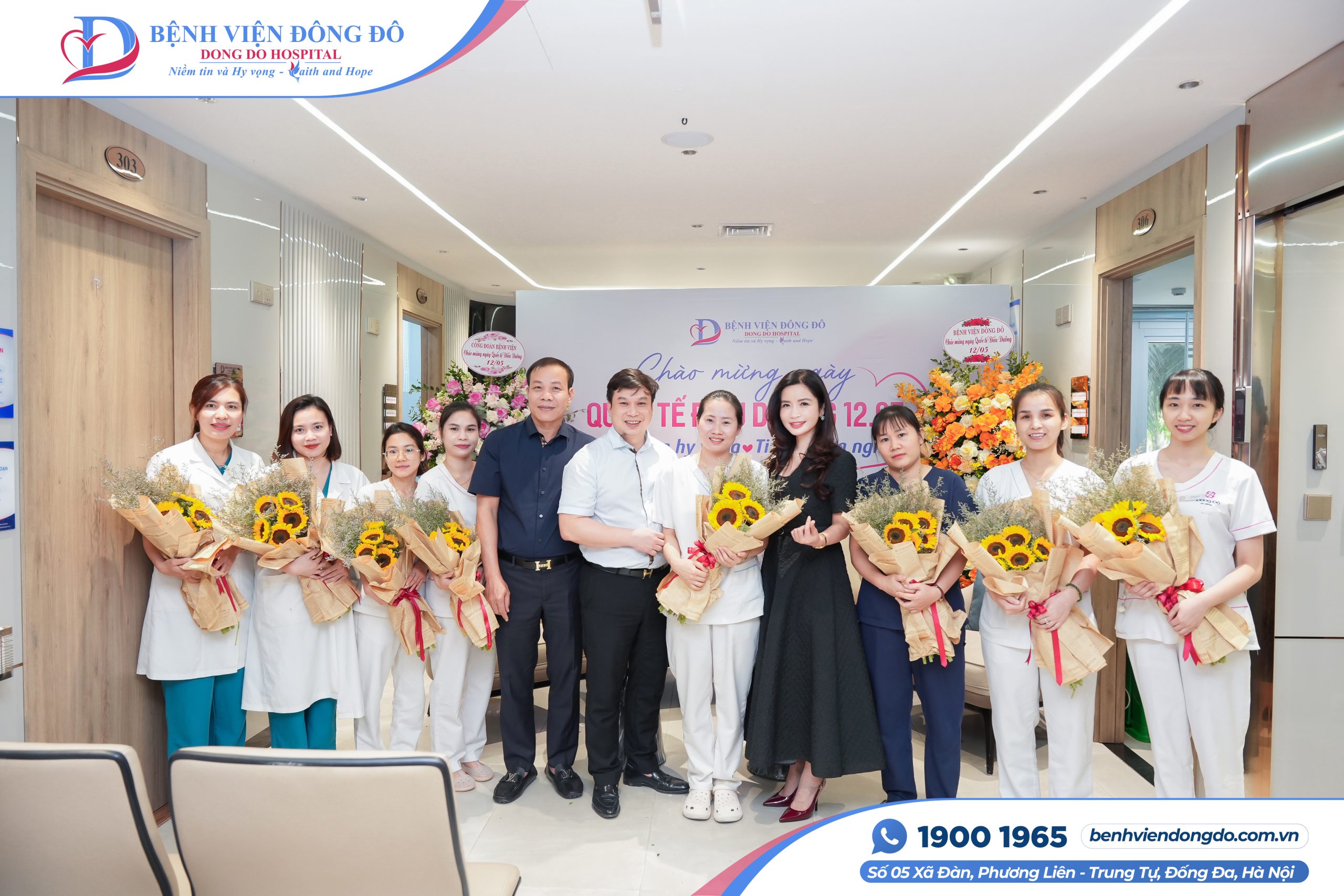 BỆNH VIỆN ĐÔNG ĐÔ TỔ CHỨC LỄ MEETING CHÀO MỪNG NGÀY QUỐC TẾ ĐIỀU DƯỠNG 12/05