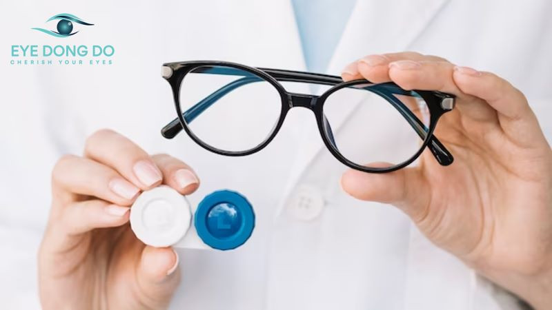 Độ cận của kính áp tròng có thể điều chỉnh theo độ cận của từng người