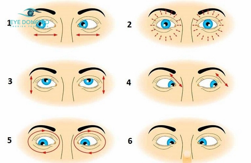Tập luyện mắt thường xuyên cũng hạn chế mắt mờ