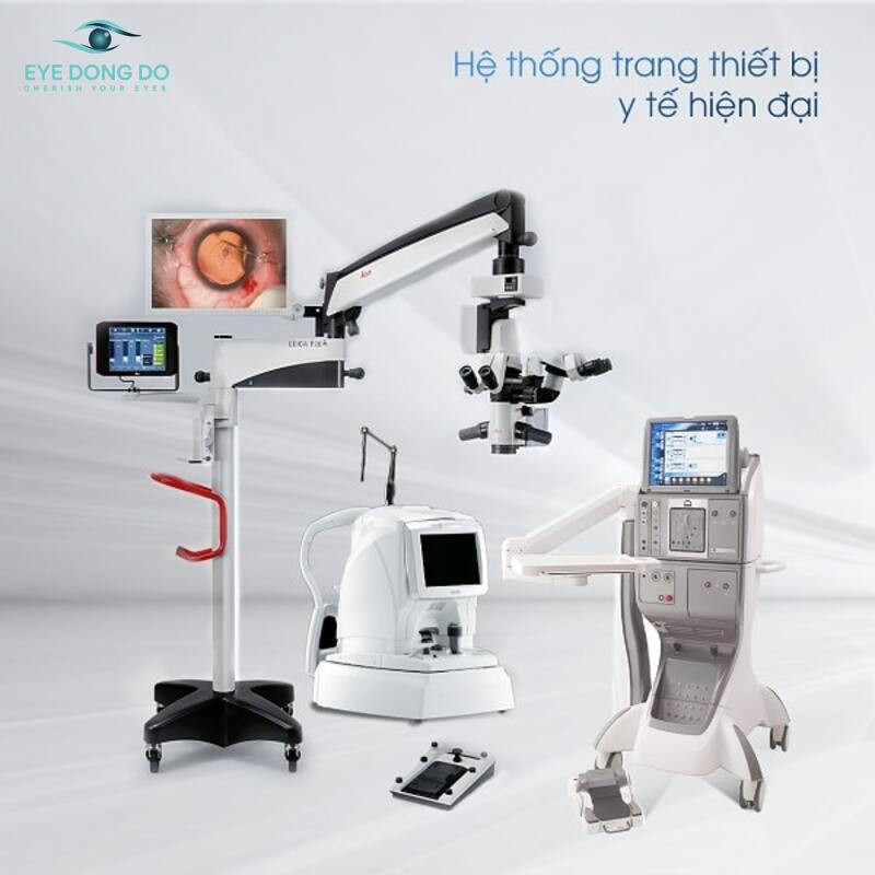 Mắt Đông Đô có cơ sở hạ tầng cao cấp, máy móc hiện đại